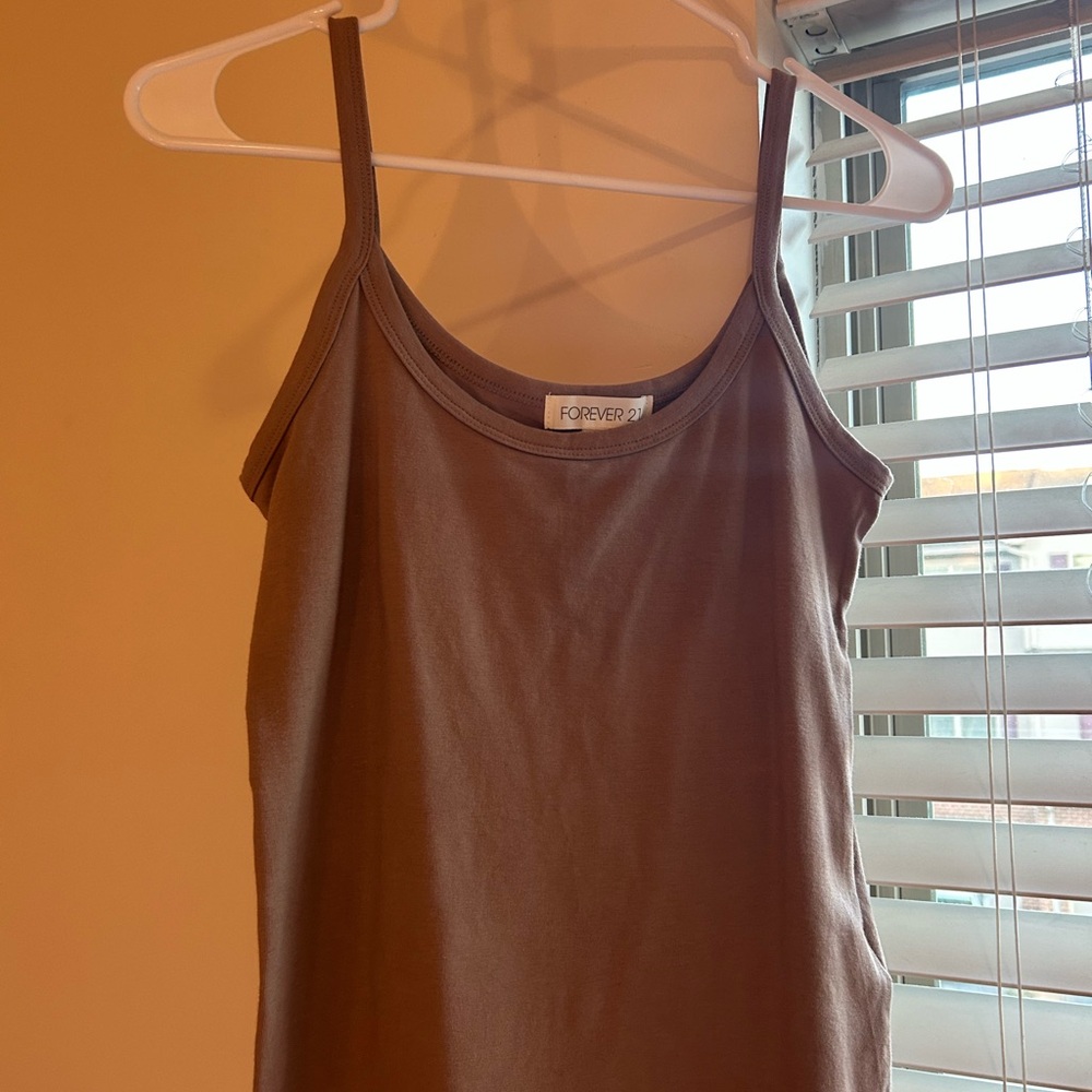 Large tan forever 21 top NEW!